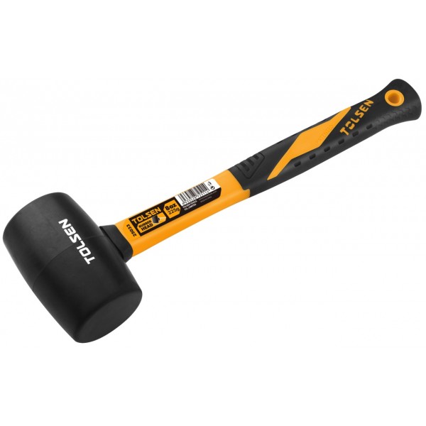 Киянка GRIPro, 450 г, фибергласовая рукоятка, черная TOLSEN TT25035