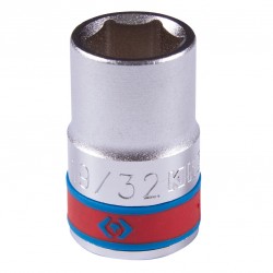 Головка торцевая стандартная шестигранная 1/2, 19/32, дюймовая KING TONY 433519S