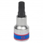 Насадка (бита) торцевая 1/2, Spline, M10, L = 60 мм KING TONY 402610