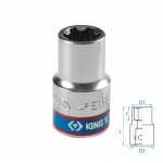 Головка торцевая TORX Plus 1/2, EP18, L = 45 мм KING TONY 433E18M