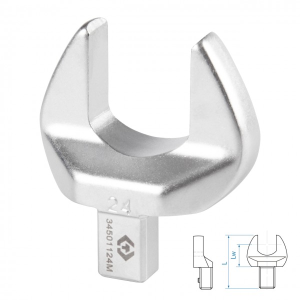 Насадка рожковая серии FIT, 24 мм, 9х12 мм KING TONY 34501124M