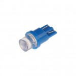 Автолампа T10W (W2,1x9,5d) 1 LED CONCAVE BLUE 4лм   12V MEGAPOWER /10 /100 M-10312B