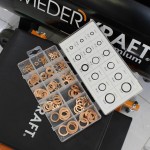 Набор медных шайб, 15 типоразмеров, 150 шт WDK-214067