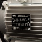 Масляный поршневой компрессор с ременным приводом: 541 л/мин, 10 бар; 380В/3.0 кВт, 100 л WDK-91054