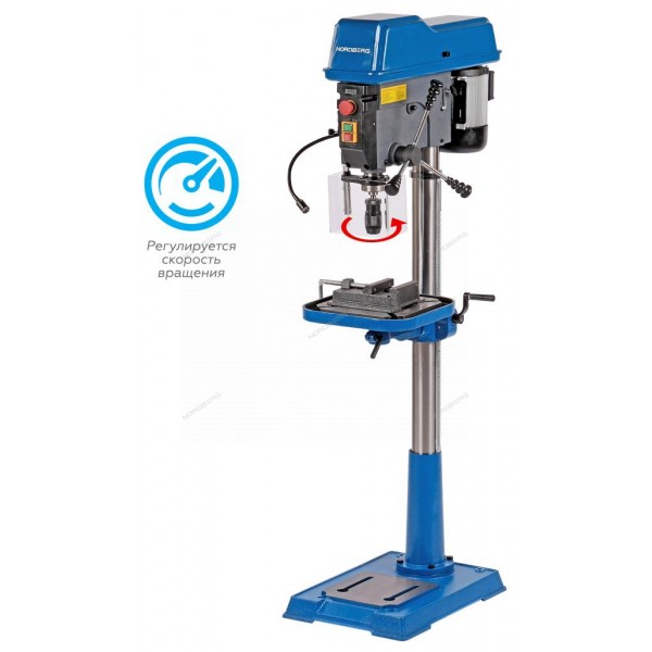 Станок сверлильный (1100Вт, 25мм, вариатор скорости,тиски) NORDBERG ND25111V