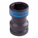 Головка торцевая ударная 1, Square 17 мм х Hex 35 мм, футорочная KING TONY 85451735M