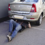 Лежак ремонтный, подкатной, пластиковый, 37 OPT-37185