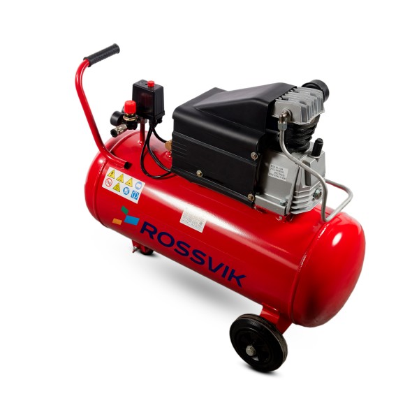 Компрессор поршневой ROSSVIK , 260л/мин, 8бар, ресивер 50л, 220В/1,8кВт СБ4/С-50.J1048В