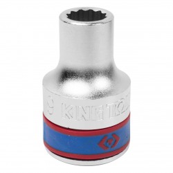 Головка торцевая стандартная двенадцатигранная 1/2, 9 мм KING TONY 433009M