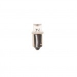 Автолампа T4W (BA9s) 1 LED CONCAVE WHITE 6000K 4лм  24V MEGAPOWER /10 /100 M-90112W-24