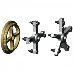 Набор адаптеров для балансировки грузовых колёс. Для вала 40мм