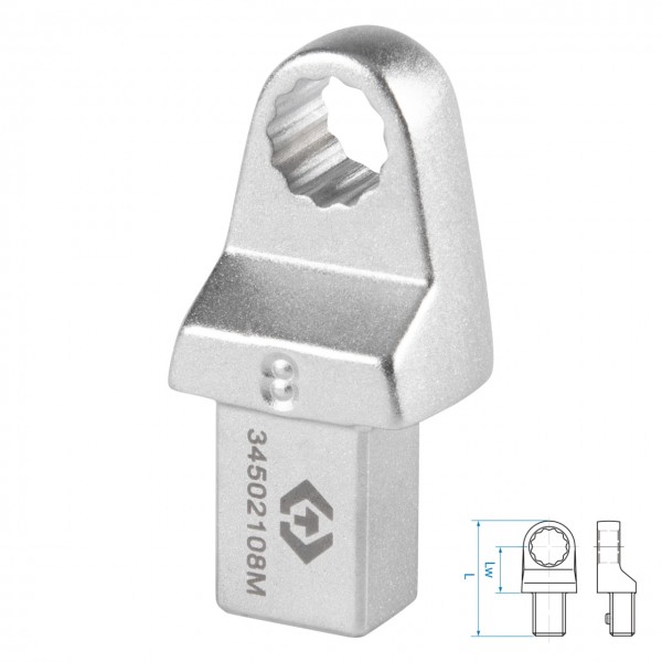 Насадка накидная серии FIT, 8 мм, 9х12 мм KING TONY 34502108M