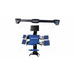 Стенд сход-развал 3D четырехкамерный настенный, синий NORDBERG C804-C (5005)