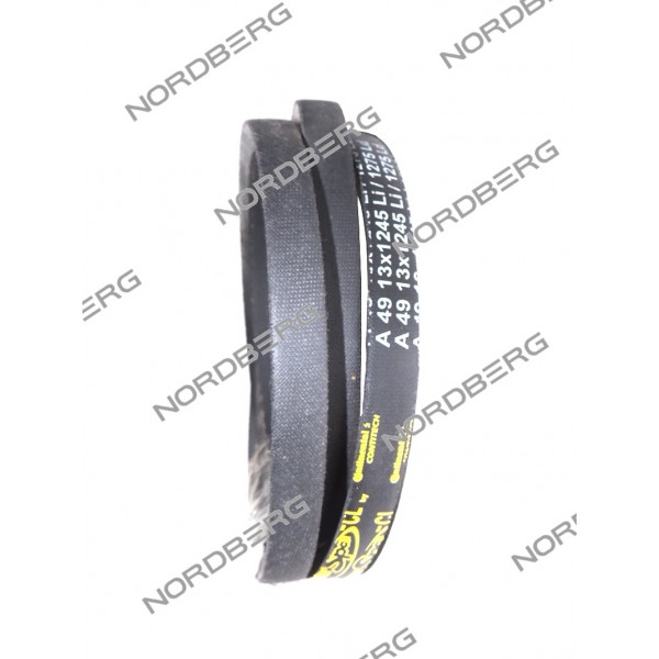 Ремень клиновой A 49 Li=1245 мм, Ld=1275 мм для NCE50/280 NORDBERG NCE#BL1245/1275