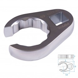 Ключ разрезной (воронья лапка) 30 мм, 1/2 KING TONY 1031-30R