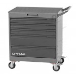 Тележка инструментальная, 5 выдвижных серых ящиков OPTIMAL NT225 NT225 7012/7015
