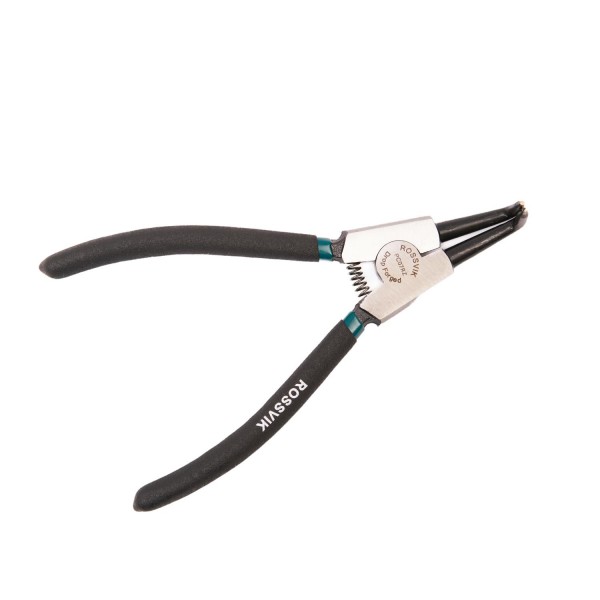 Щипцы для стопорных колец ROSSVIK 7" разжим загнутый PC07RZ