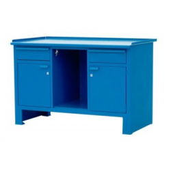 Верстак ВВС-209-3, 2-х тумбовый с нишей, 870*1300*700мм