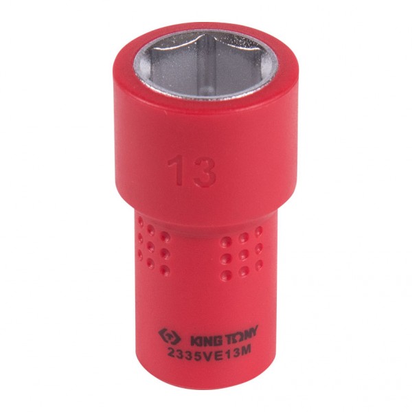 Головка торцевая диэлектрическая шестигранная 1/4, 13 мм KING TONY 2335VE13M