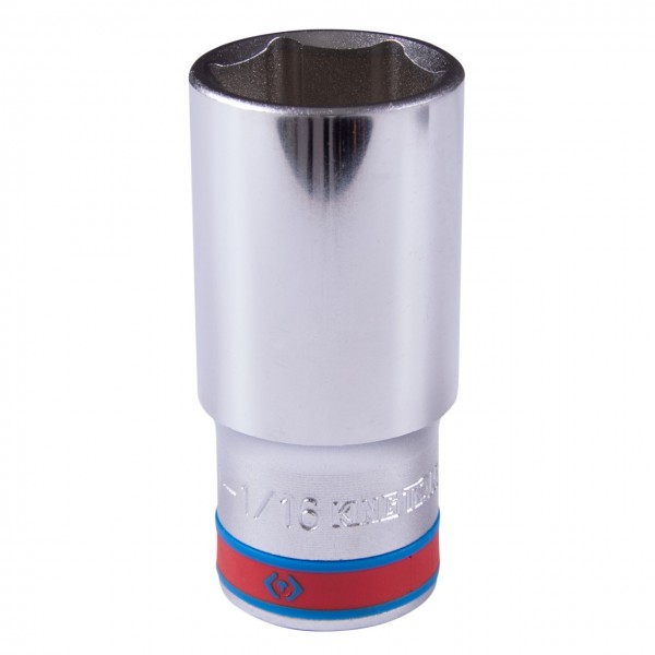 Головка торцевая глубокая шестигранная 1/2, 1-1/16, дюймовая KING TONY 423534S