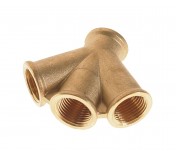 Разветвитель W-образный ER-SP029/3: внутр.резьба 1/2" ЭВРИКА /1/10