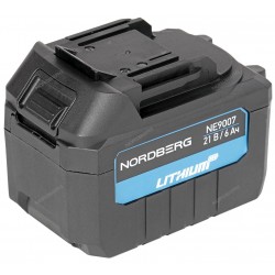 Аккумулятор Li-ion, 21 В, 6 А·ч NORDBERG NE9007