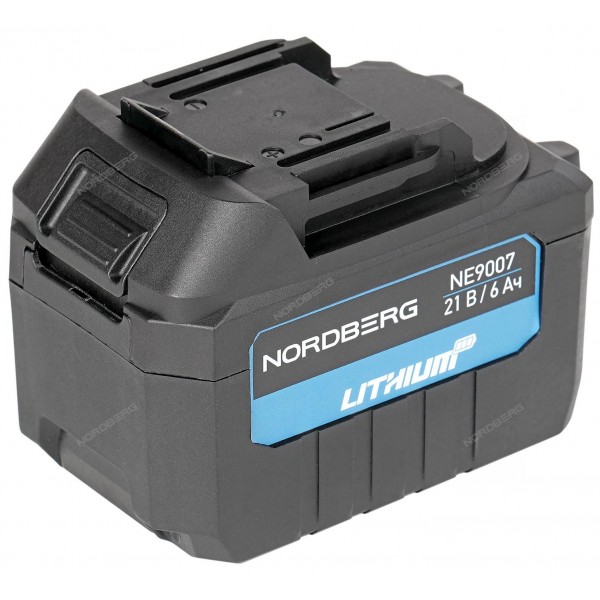 Аккумулятор Li-ion, 21 В, 6 А·ч NORDBERG NE9007