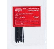 Сверло HSS 1.0х34 1шт 1820.099700