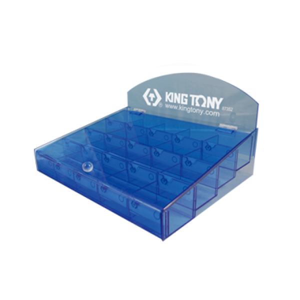 Стенд для вставок (бит), 20 отделений KING TONY 87352