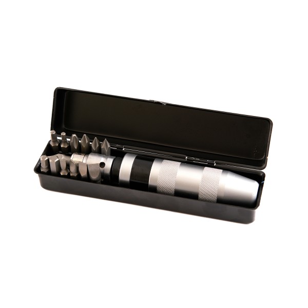 Отвертка ударная с набором бит, 13 предметов ST096