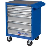 Тележка инструментальная, 6 выдвижных ящиков, ОПТИМА, синяя МАСТАК 521-06581MB