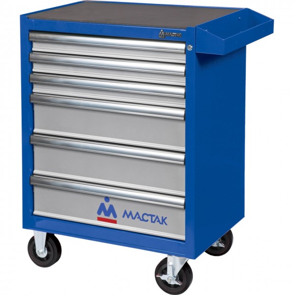 Тележка инструментальная, 6 выдвижных ящиков, ОПТИМА, синяя МАСТАК 521-06581MB