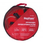 Провода для прикуривания  300A 3м (медь, морозостойкие) в сумке MEGAPOWER /1/20 M-30030