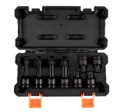 Набор ударных торцевых насадок 1/2, Spline, M12-M18, L = 45-78 мм, кейс, 8 предметов AFFIX AF00746008C