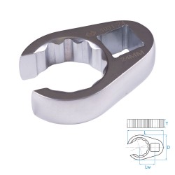 Ключ разрезной (воронья лапка) 24 мм, 1/2 KING TONY 1031-24R