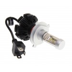 Автолампа H4 BRIGHT WHITE 10 SMD 6000K со встроенным блоком (2шт) 12V-24V MEGAPOWER /1/10 M-58725