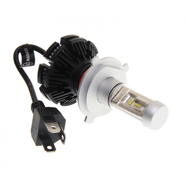 Автолампа H4 BRIGHT WHITE 10 SMD 6000K со встроенным блоком (2шт) 12V-24V MEGAPOWER /1/10 M-58725