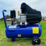 Компрессор поршневой, 300 л/мин, 2.2 КВт, 220 В, ресивер 24 л OPT-302430