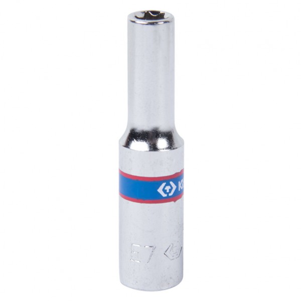 Головка торцевая TORX Е-стандарт 1/4, E7, L = 50 мм KING TONY 227507M