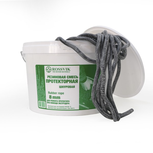 Резиновая смесь шнуровая РСП (для ремонта протектора) 8мм, 5кг PCP.8.5.С