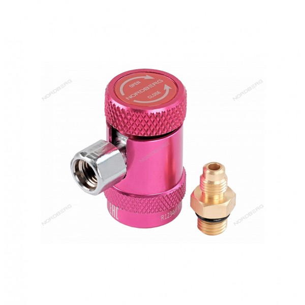 Муфта быстросъемная R1234yf высокое давление (красная) NFA2H
