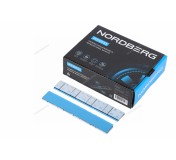 Грузики самоклеящиеся (4х5+4х10 г) Fe квадратные L=14 см, 50 лент NORDBERG W510FS3