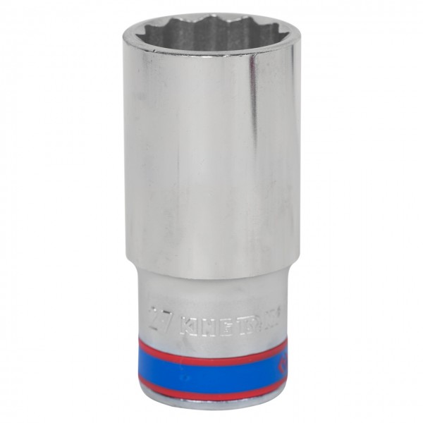 Головка торцевая глубокая двенадцатигранная 1/2, 27 мм KING TONY 423027M