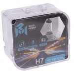 Автолампа H7 (55) PX26d LONG LIFE (бокс, 2шт) 12V MEGAPOWER /1/10 M-37033031