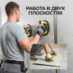 Присоска вакуумная аккумуляторная TECHNICOM , 900 мАч, нагрузка 160кг, чаша 200мм, для гладкой и рельефной поверхности TC-F180