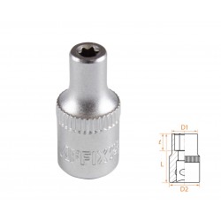 Головка торцевая TORX Е-стандарт 1/4, E4 AFFIX AF00023004