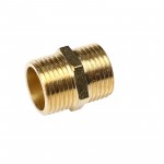Соединитель резьбовой :наруж. резьба 3/8"x3/8" ЭВРИКА /1/10 ER-MM06/06