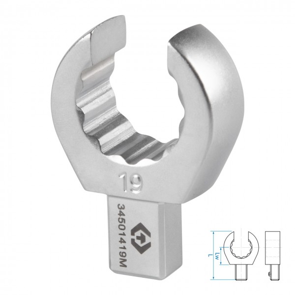 Насадка разрезная серии FIT, 19 мм, 9х12 мм KING TONY 34501419M