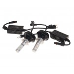 Автолампа H7 BRIGHT WHITE 6 SMD 6200K с блоком (2шт) 12-24V 6000лм MEGAPOWER /1/10 M-58722