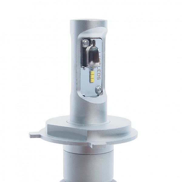Автолампа H4 BRIGHT WHITE 12 SMD 6200K с блоком (2шт) 12-24V 6000лм MEGAPOWER /1/10 M-58721